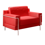 Red Leather Armchair